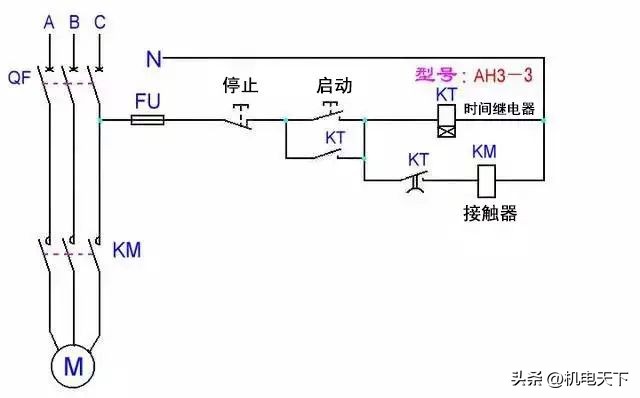高压带电显示器电气原理接线图,电气接线图同一元件的各部分