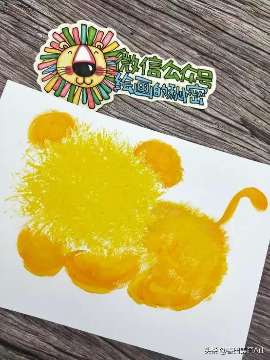 少儿国画老虎的画法,小老虎美术教程