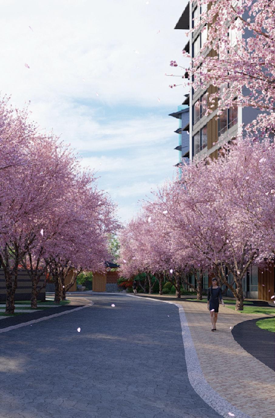 中国「最美樱花社区」┃国宝级大师小林政彦x小坂龙xG.A.D设计