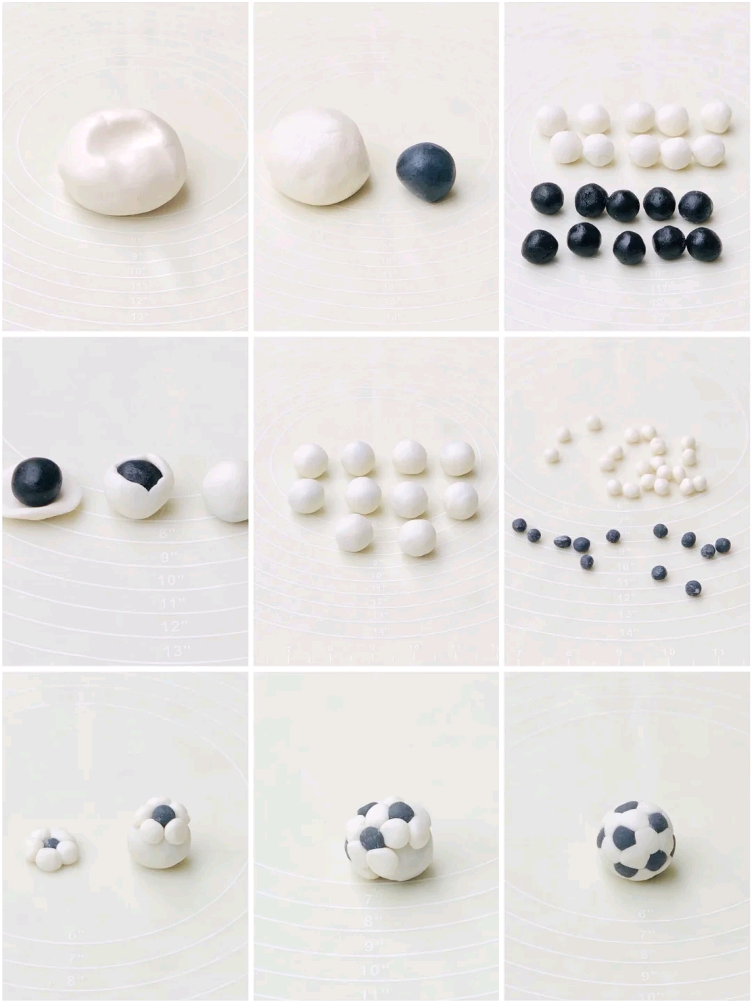 足球世界杯创意甜品,足球汤圆做法