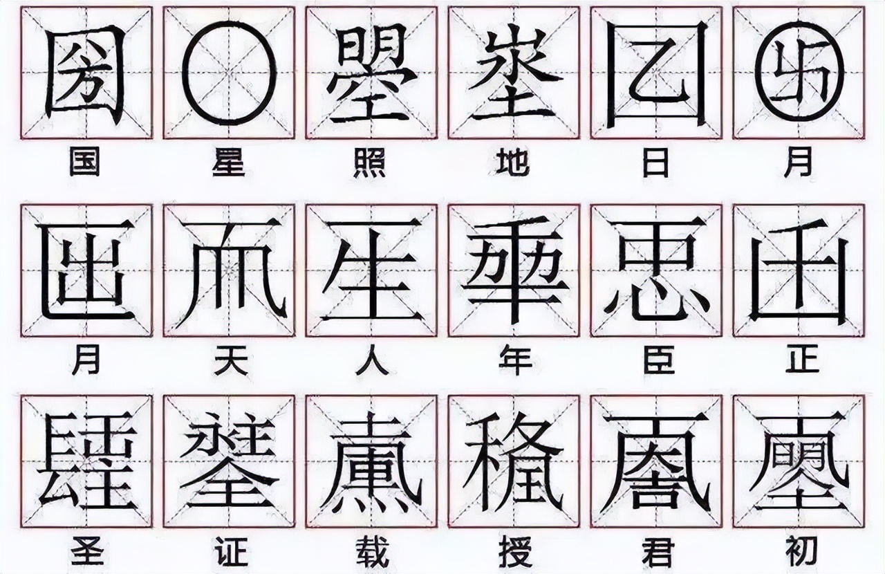 武则天创造了18个字是什么梗,武则天找和尚造曌字是谁造的