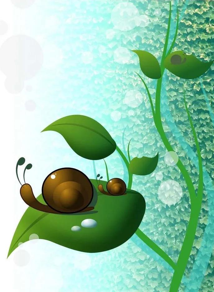 蜗牛高清壁纸4k全屏,蜗牛唯美动画壁纸