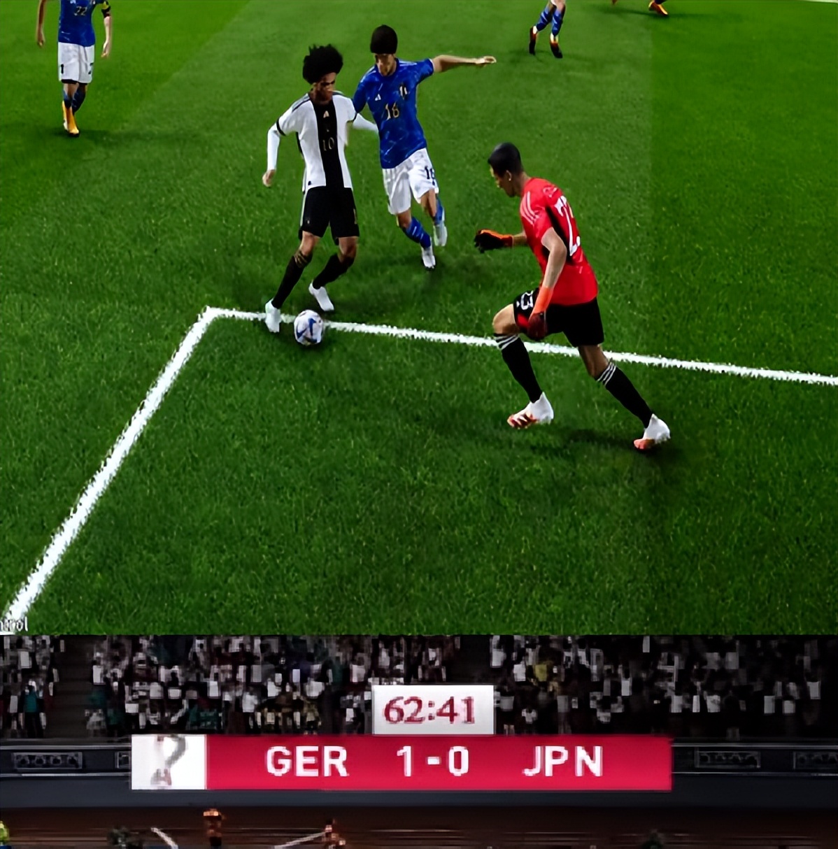 没有版权的视频博主，正在用《实况足球》伪装世界杯直播