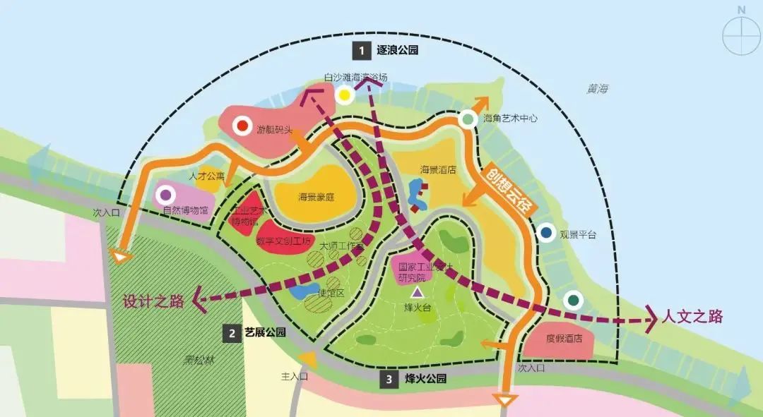 烟台高新区中心区最新项目,大项目连续开工