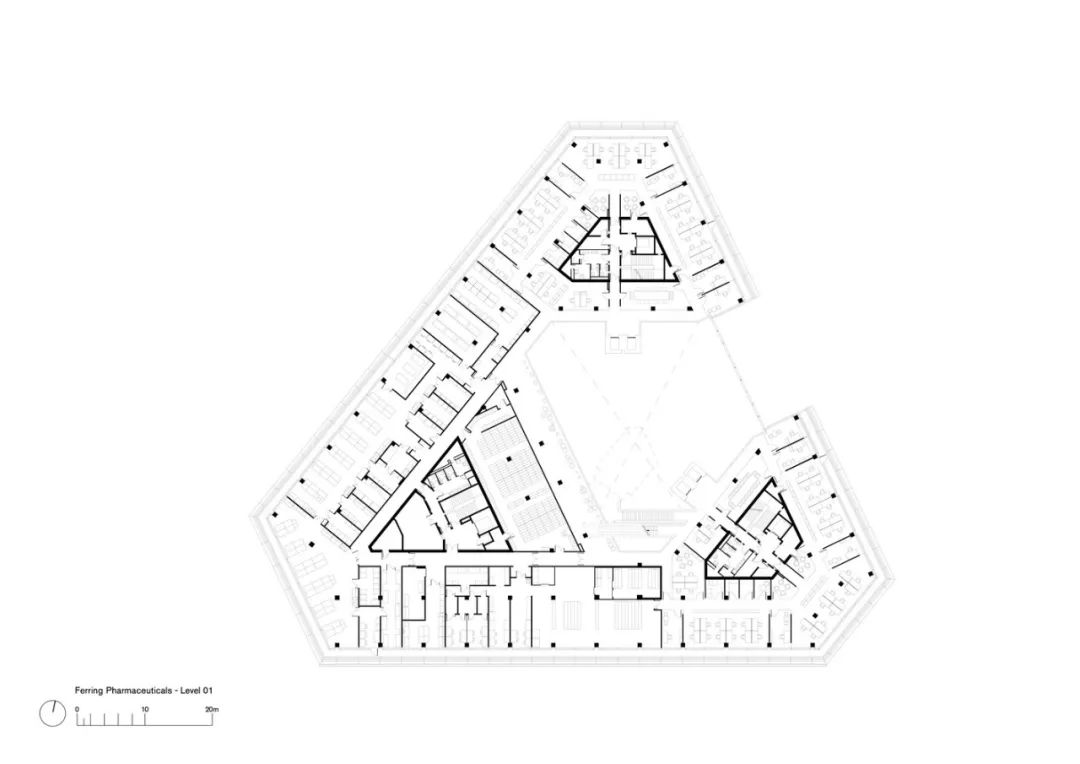 企业大厦设计图,企业总部办公楼装修设计