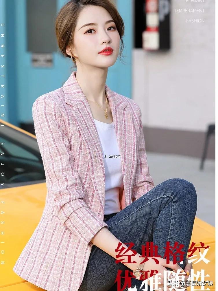 大码短款薄西装外套新款,大码西装夏季薄款短款外套