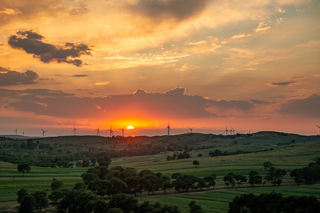 坝上大草原优美的风景,坝上草原迷人秋色