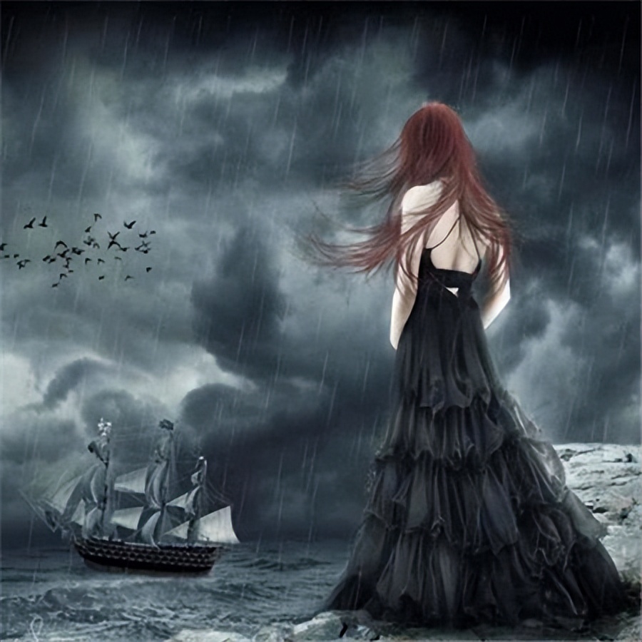 伤感风景卡通背影图片,唯美背影卡通图片治愈图集