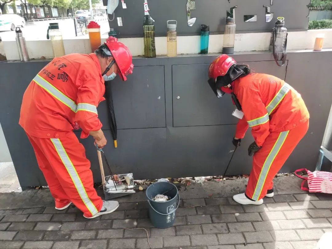 洗污渍、清死角、洗积尘……九堡颜值又刷新