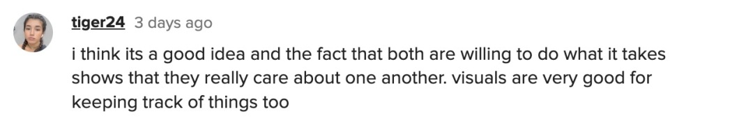 妹子给男友4个月试用期，附带绩效管理计划,还称效果很不错
