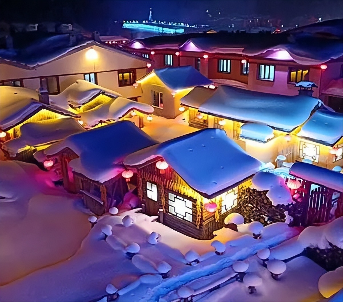 多彩乡村风景图,四季变化的乡村美景