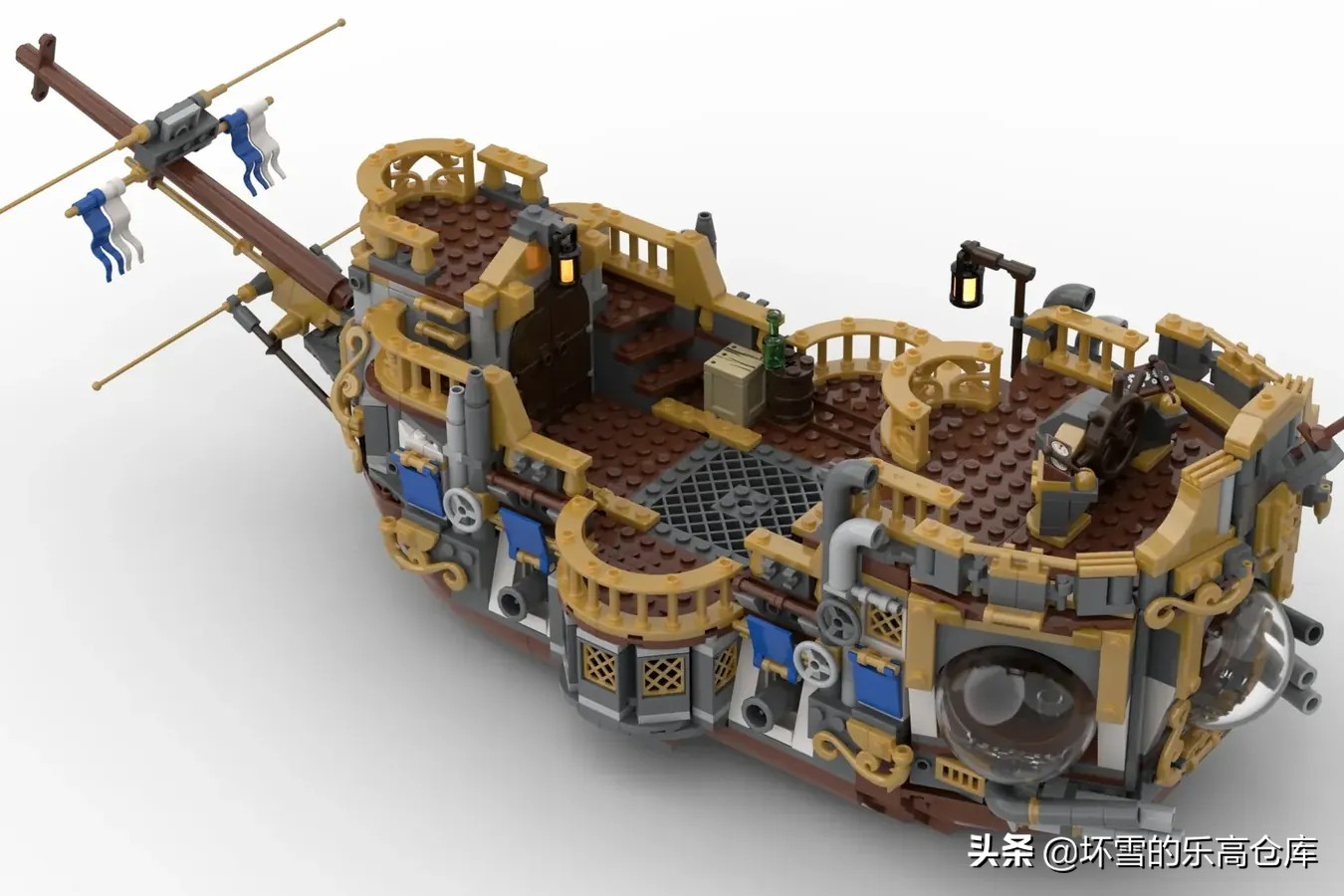 落选的参赛作品,乐高蒸汽飞艇