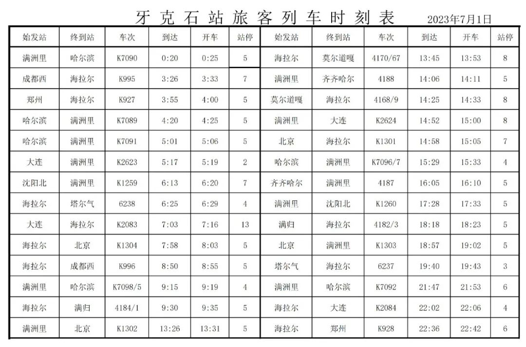 呼伦贝尔豪华专列发车,呼伦贝尔火车专列出发时间