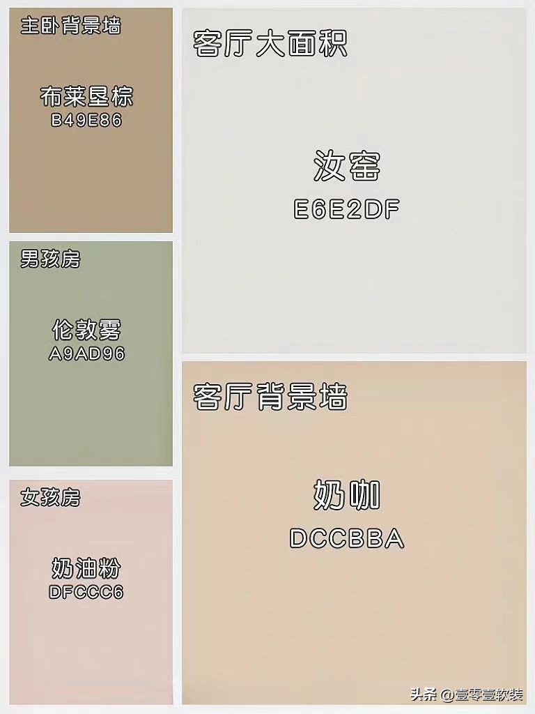 装修颜色搭配现代风格图,装修颜色搭配乱怎么补救