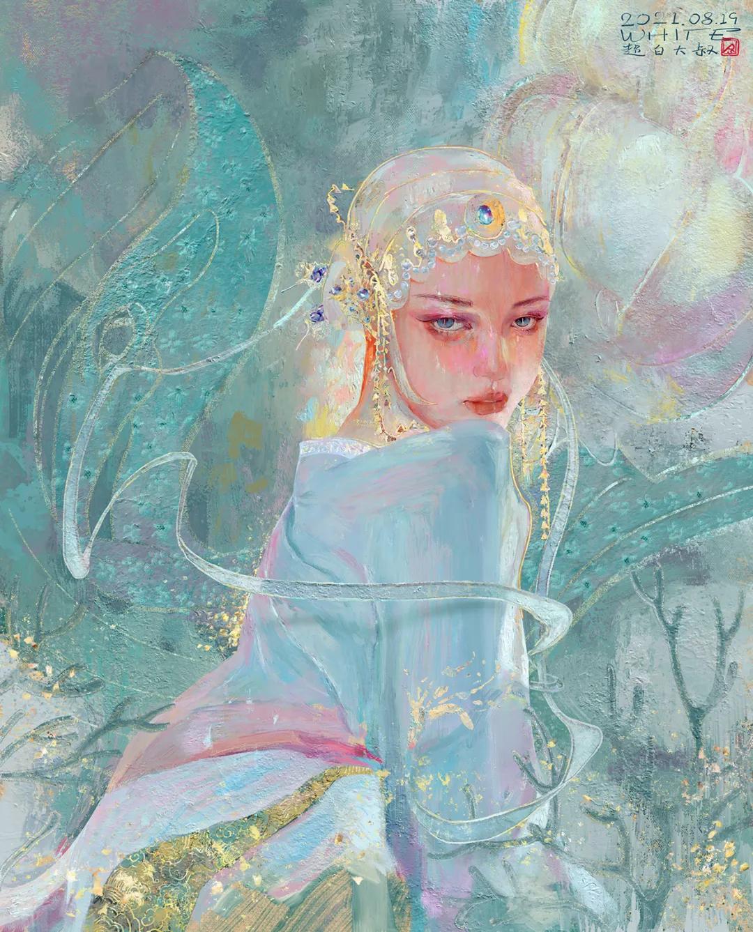 他是抖音水彩第一人，画面充满水墨意境，质感优秀！150万人盛赞