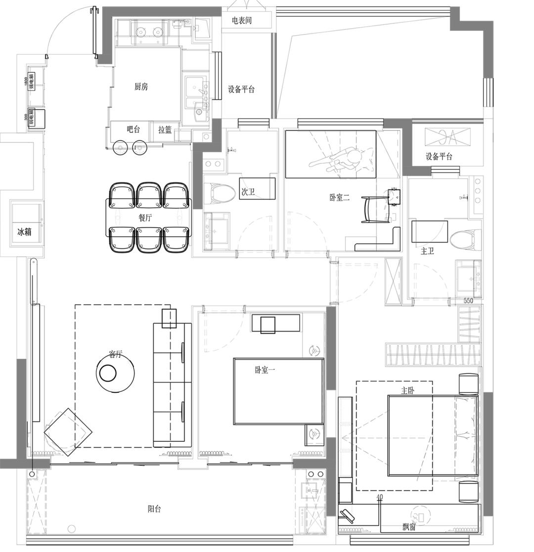 【S.U.N新作】儿童主题架空层+样板房设计：穿越时空的星际之旅！