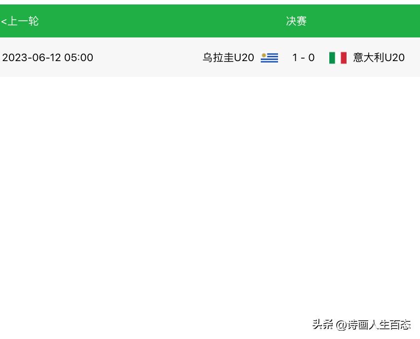 U20世界杯乌拉圭队夺冠,乌拉圭u20vs以色列u20在哪看直播