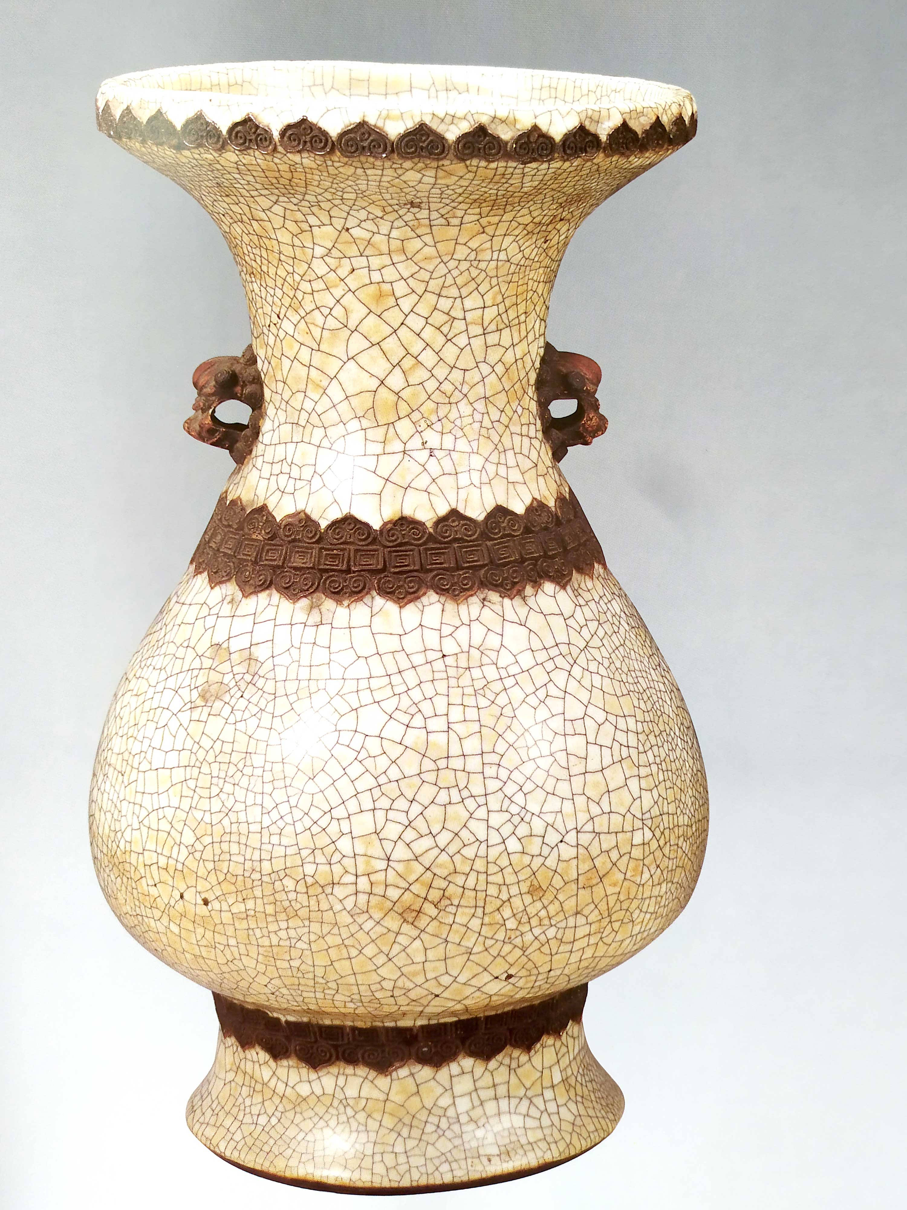 苏州博物馆瓷器,清代青花笔筒苏州博物馆