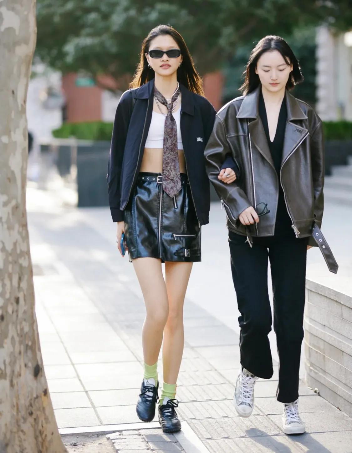 街拍三木穿搭图片,三木姑娘最新街拍