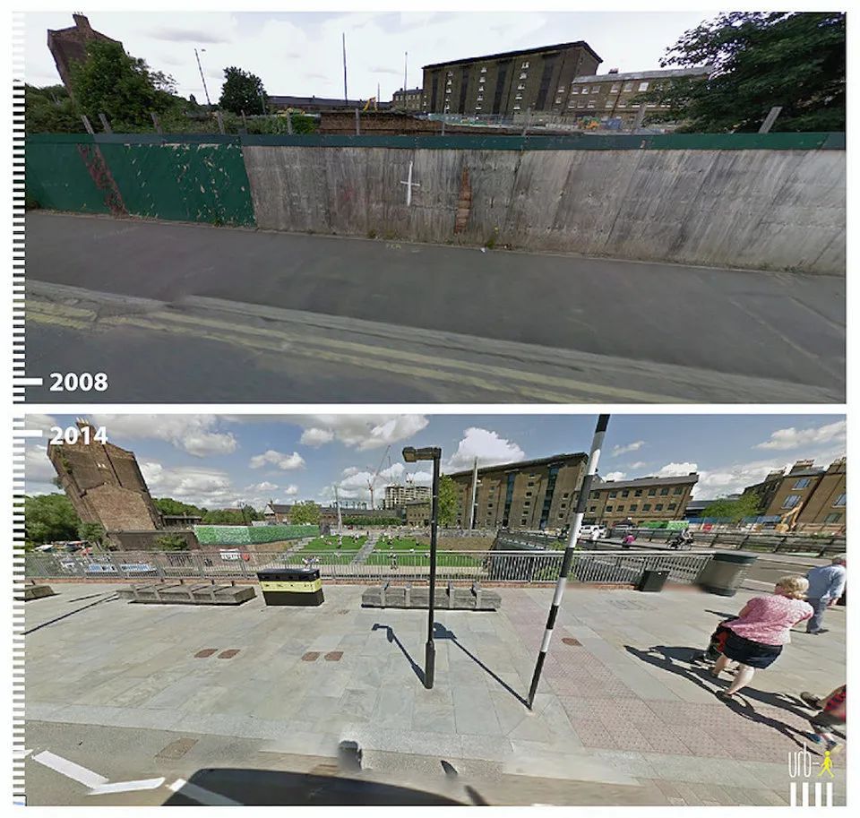 行走城市的魅力就是这么大！谷歌街景里50个公共空间改造前后对比