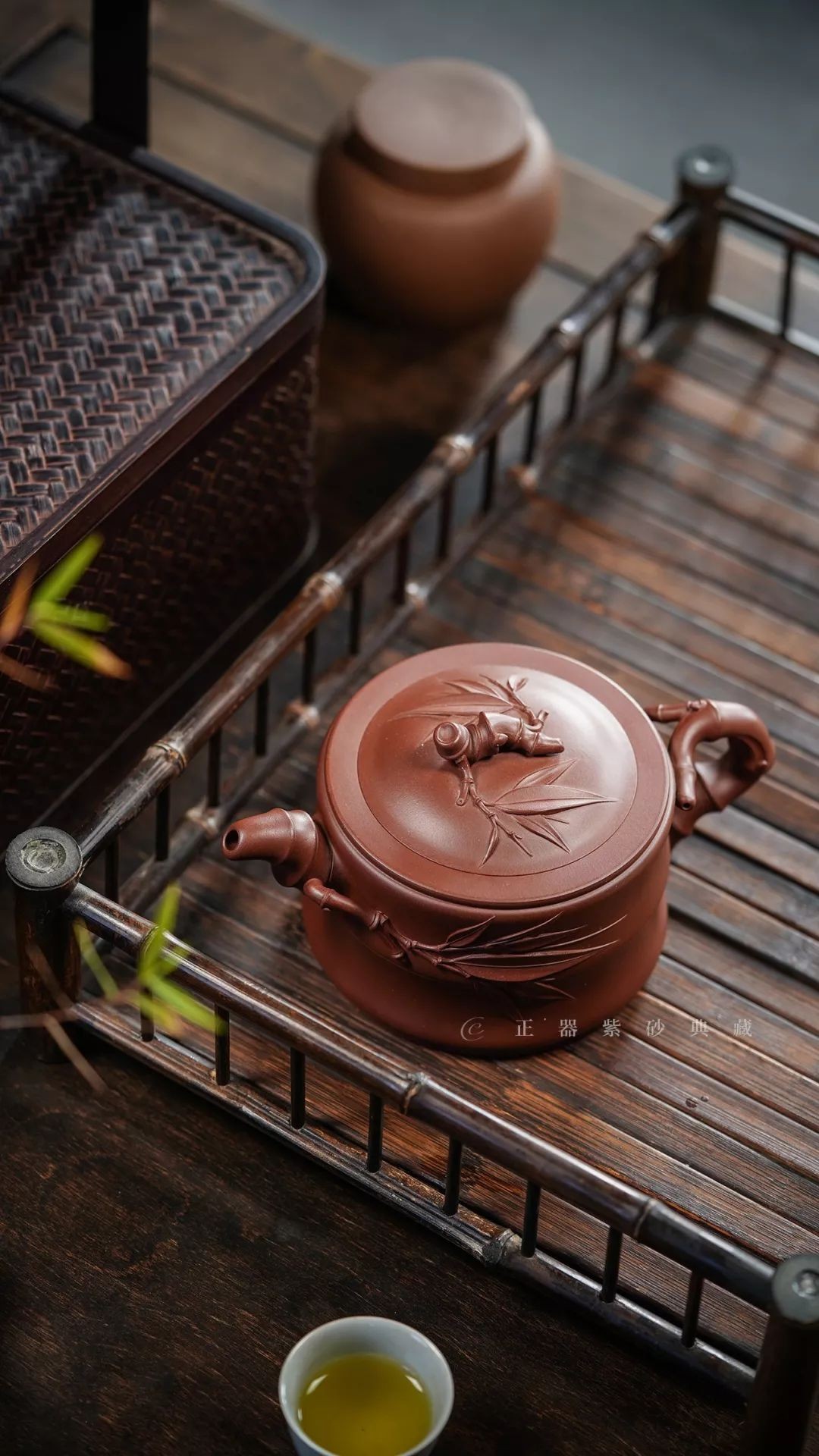 正器紫砂典藏,季益顺紫砂壶真品竹节系列