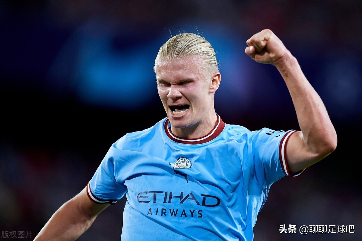加盟曼城来首次哈兰德全场0射门,曼城官宣哈兰德加盟其他球员反应
