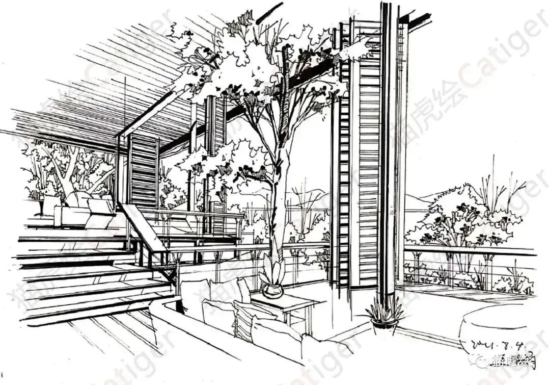 猫虎画,猫虎绘画