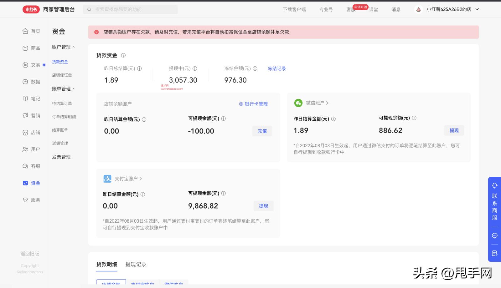 小红书店铺保证金怎么退,小红书店铺保证金交了有什么好处