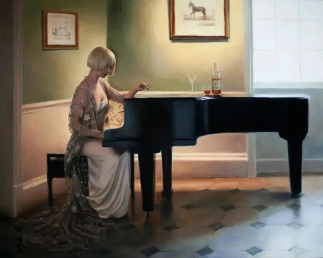 国外当代超写实艺术作品,西方油画大师笔下的绝世美人