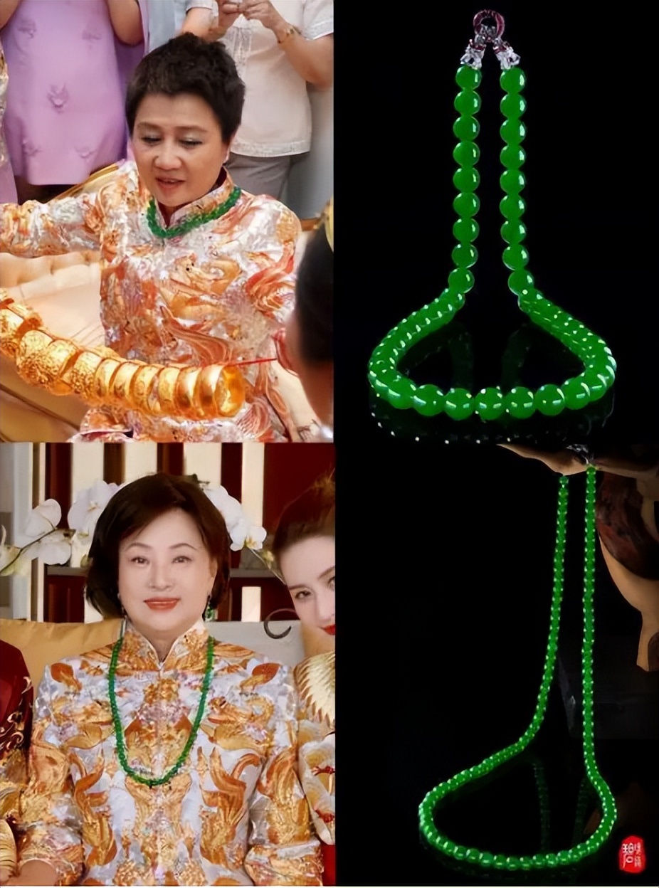 赌王三太和四太翡翠项链对比,赌王三太戴过的钻戒