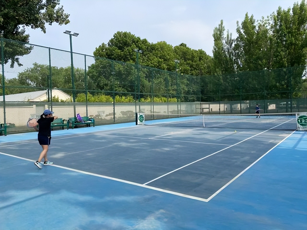 二河开网球场,二河艺术园区网球场