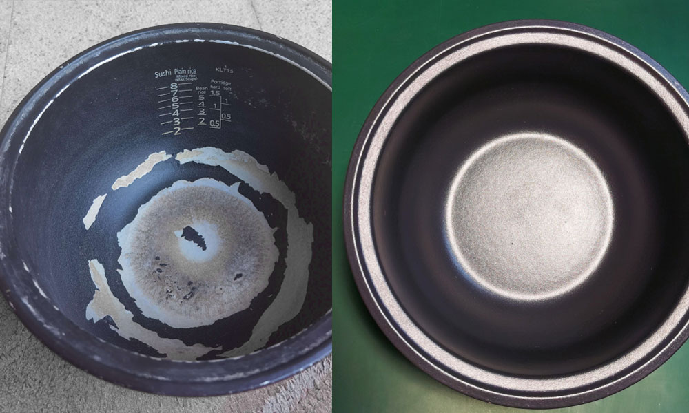 电饭煲内胆涂层起皮有害吗,电饭煲内胆涂层起皮是什么原因