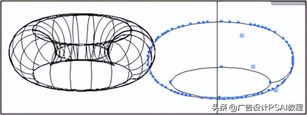 illustrator图案转圆点,illustrator3d圆环