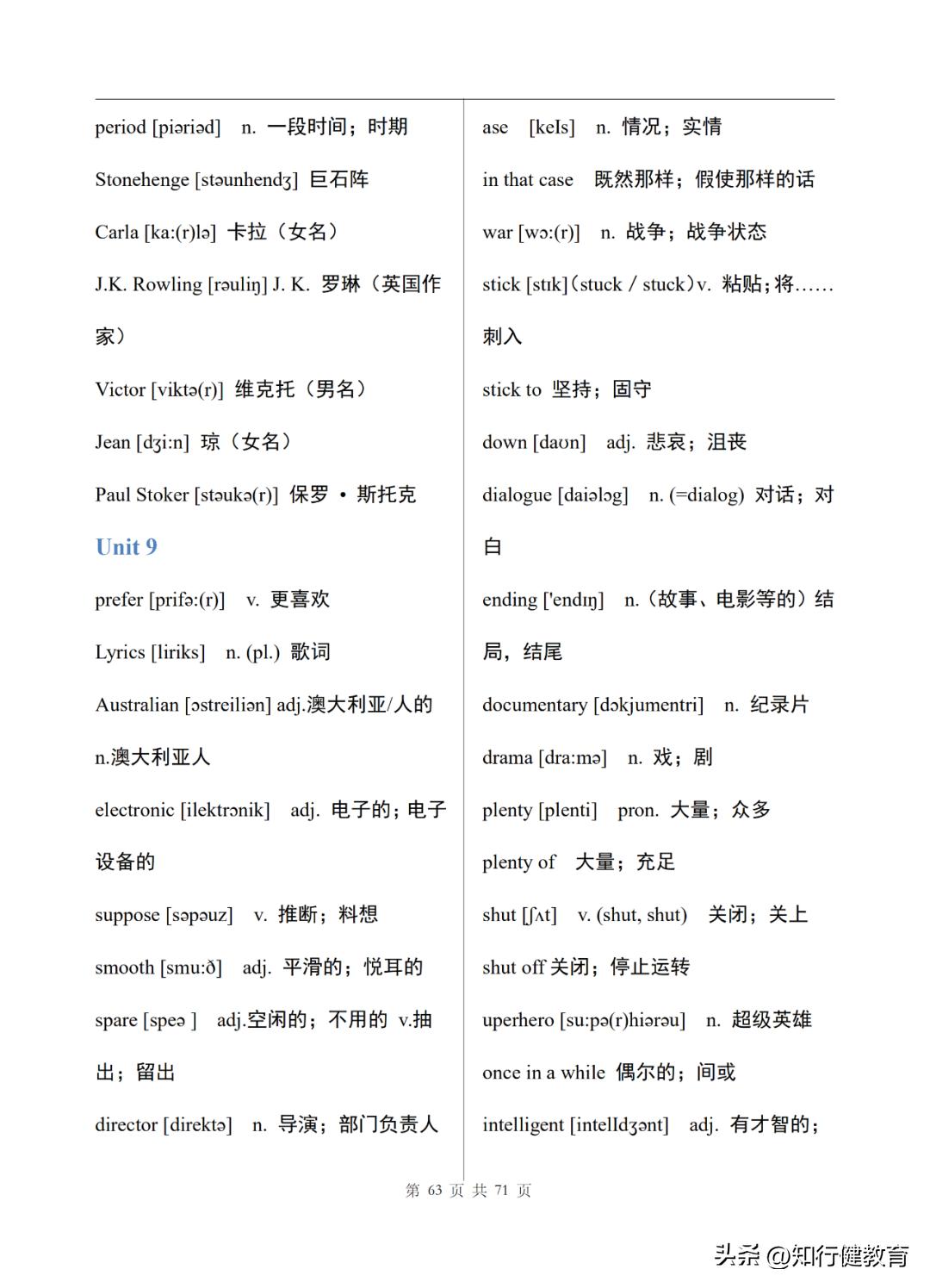 初中英语单词表人教版全套八年级,初三英语单词表全一册笔记