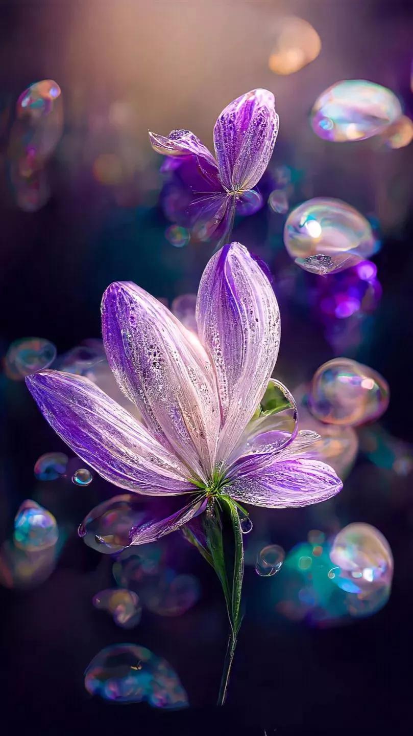 水晶花图片高清大图集,美丽的水晶花图片大全