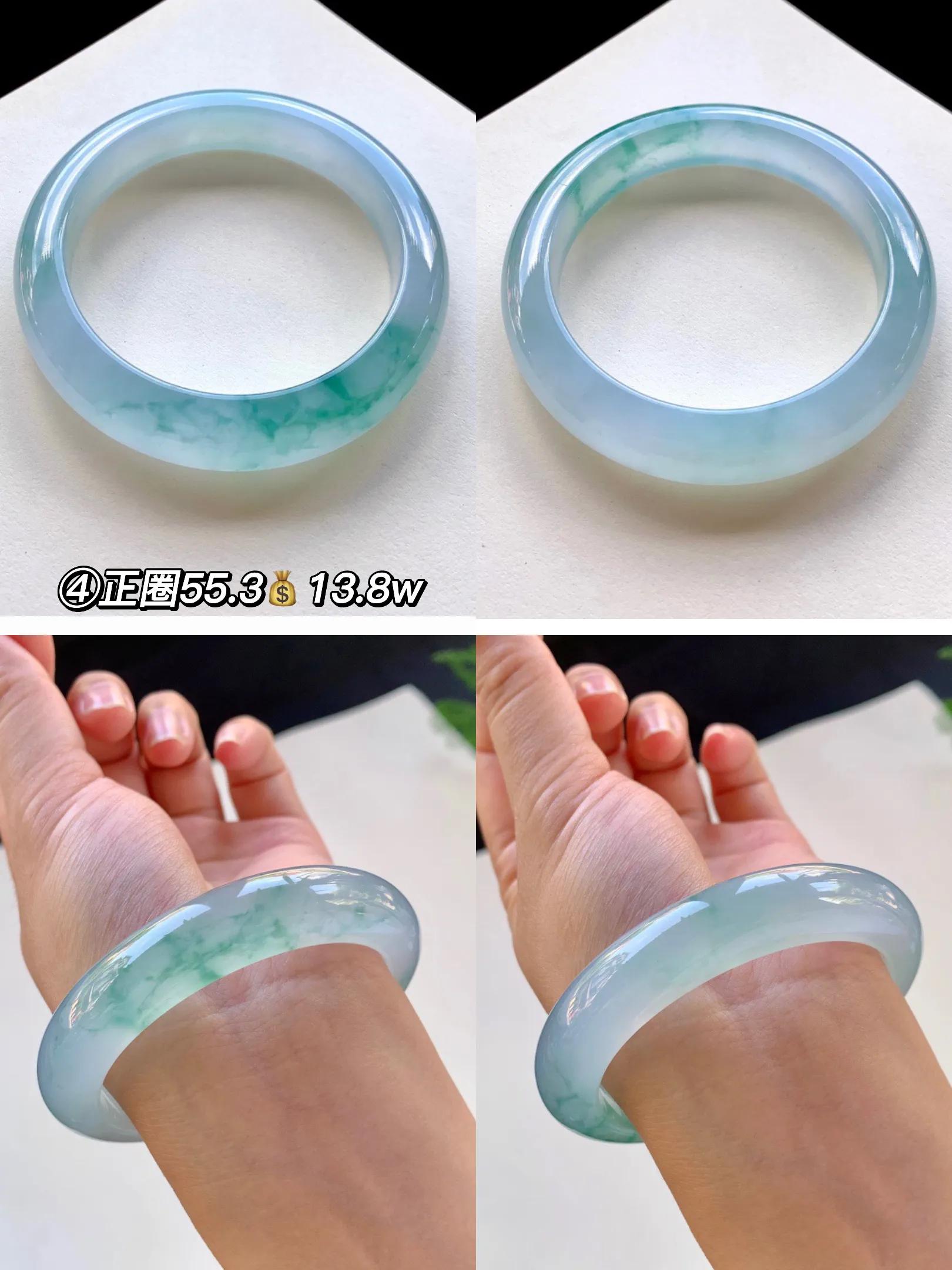 小六翡翠手镯价格,小六手镯