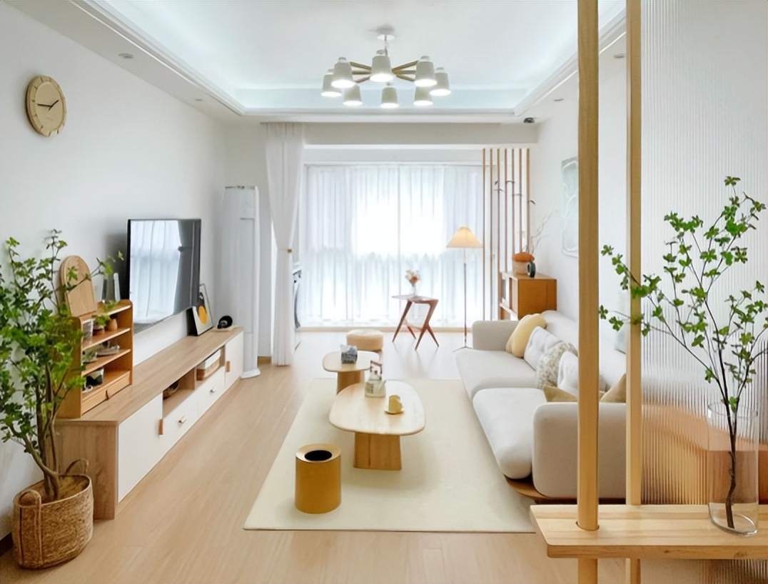 全屋原木风太高级了,原木风格装修75平米