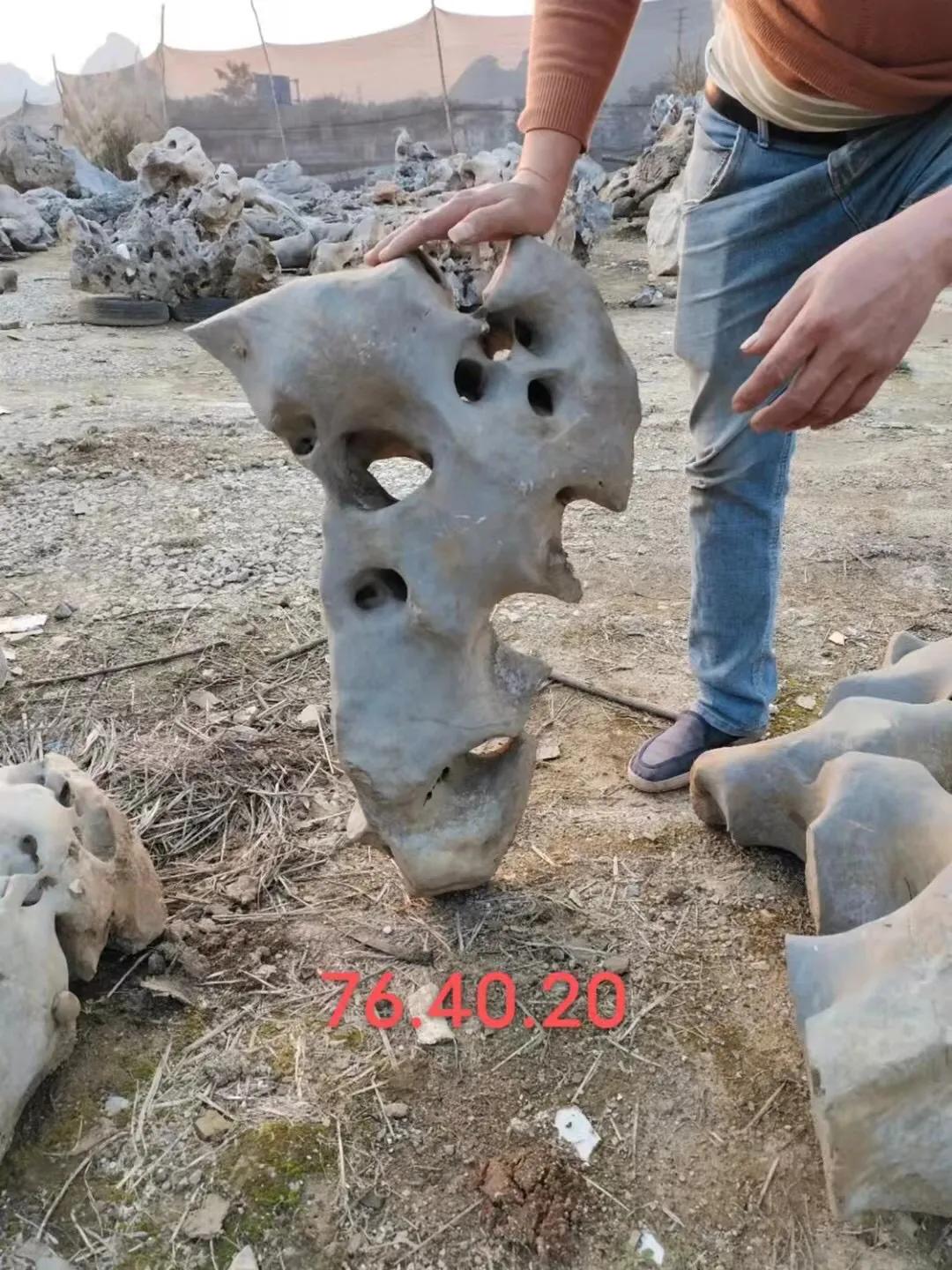 天然太湖石原石小摆件直播,太湖石原石用什么抛光