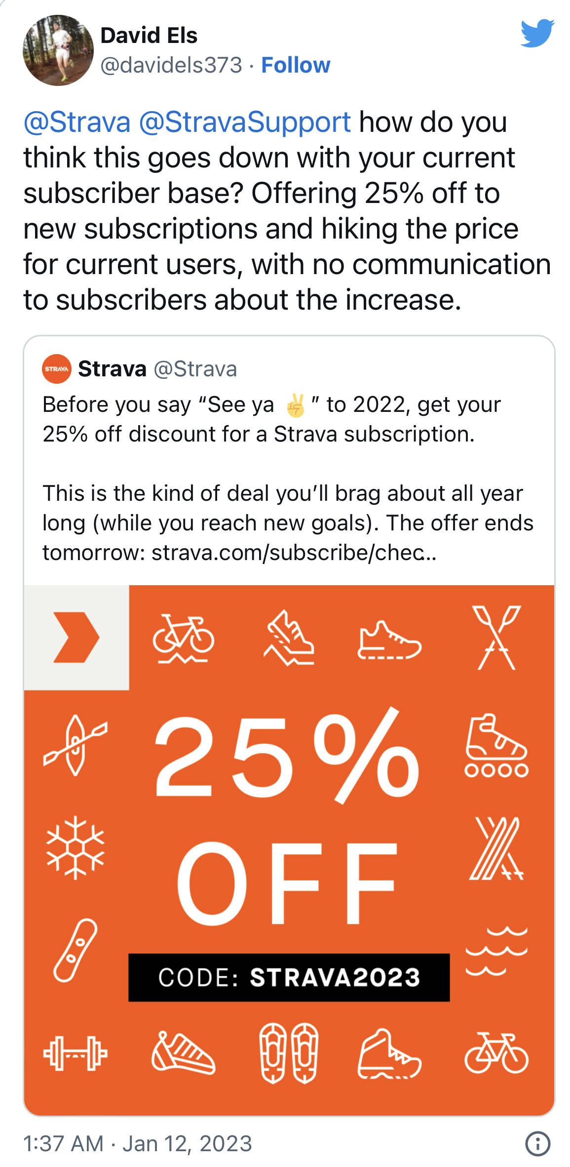 订阅费涨价近30%！运动社交平台Strava激怒网友