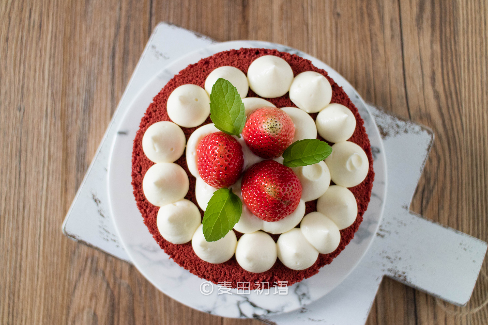 红红火火新年版的蛋糕,红红火火喜庆蛋糕