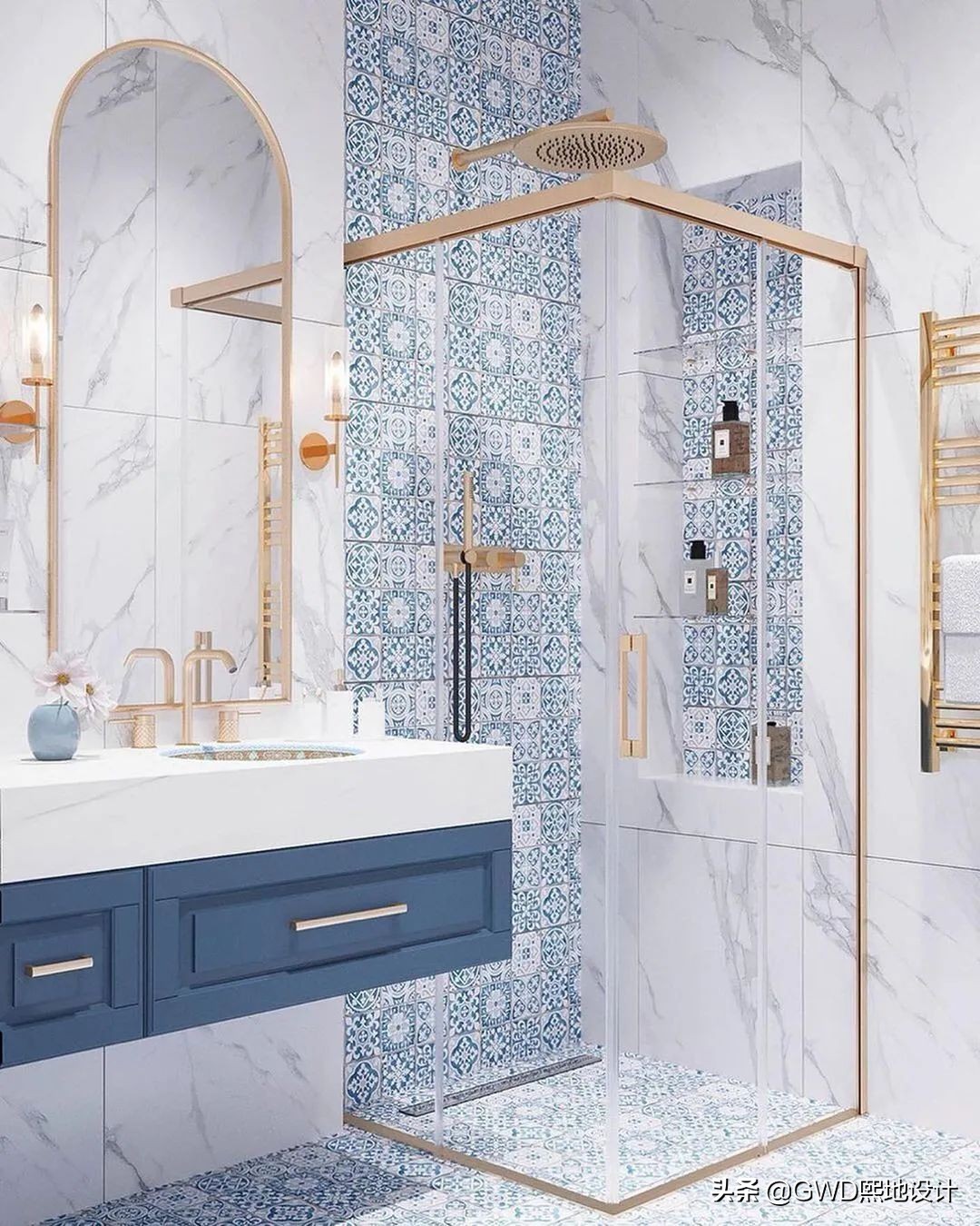 最美卫生间装修效果图,2021最火卫生间设计效果图