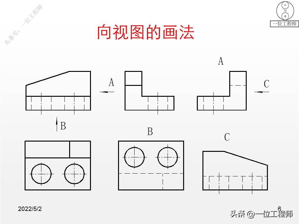 ppt机械制图三视图怎么画,机械制图三视图画法技巧棱柱