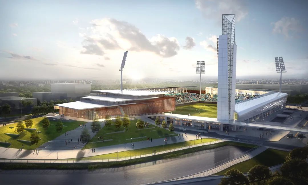 全民健身中心足球场,容纳近10万人的全民健身馆