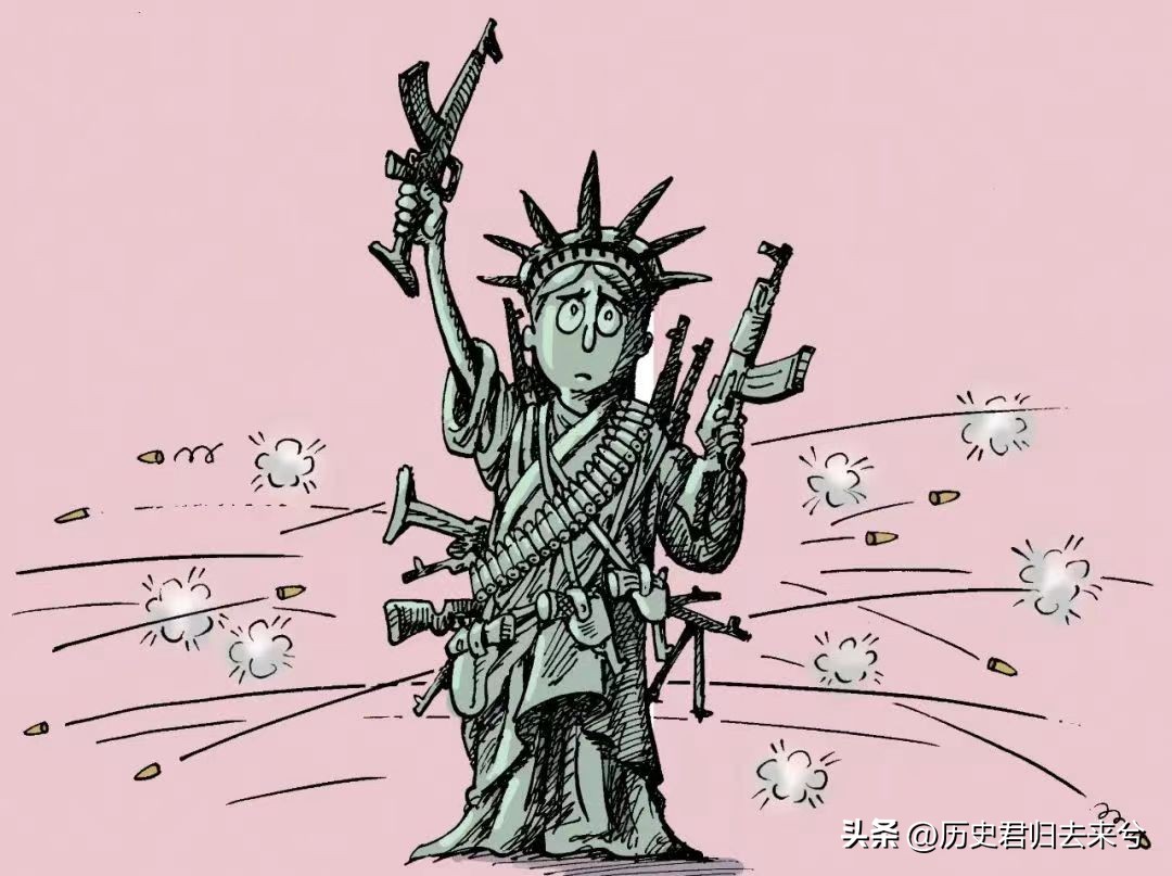 “自由美利坚，枪战每一天”，美国人因为担心治安买了第一把枪？