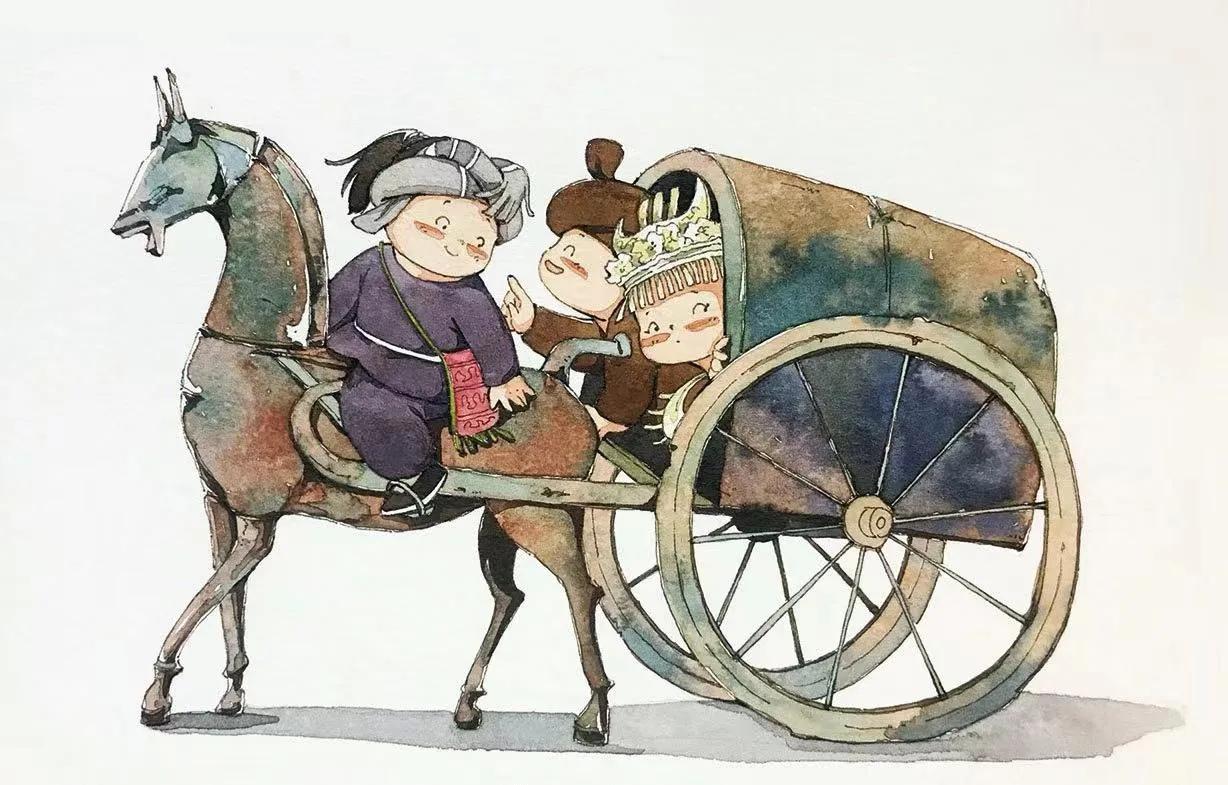 网友画的教材封面,网友画的小学教材插画对比图