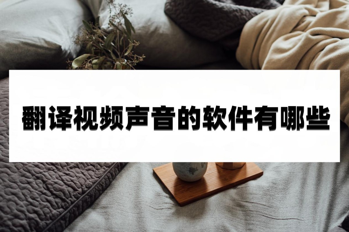 声音翻译软件,有什么软件可以翻译视频里的声音