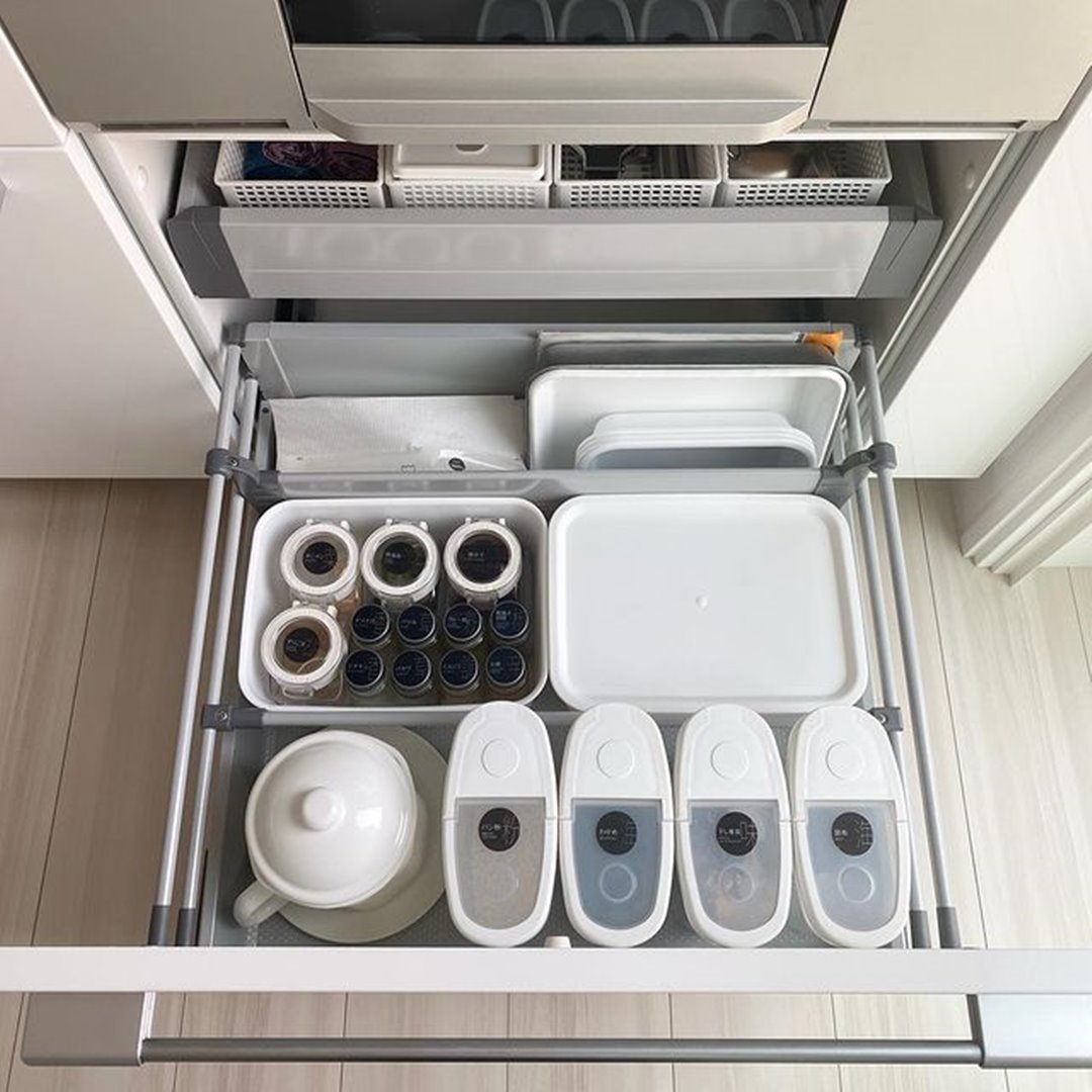 日本博主的宝藏厨房，丧心病狂的整齐！颜值爆裂，收纳力也惊人