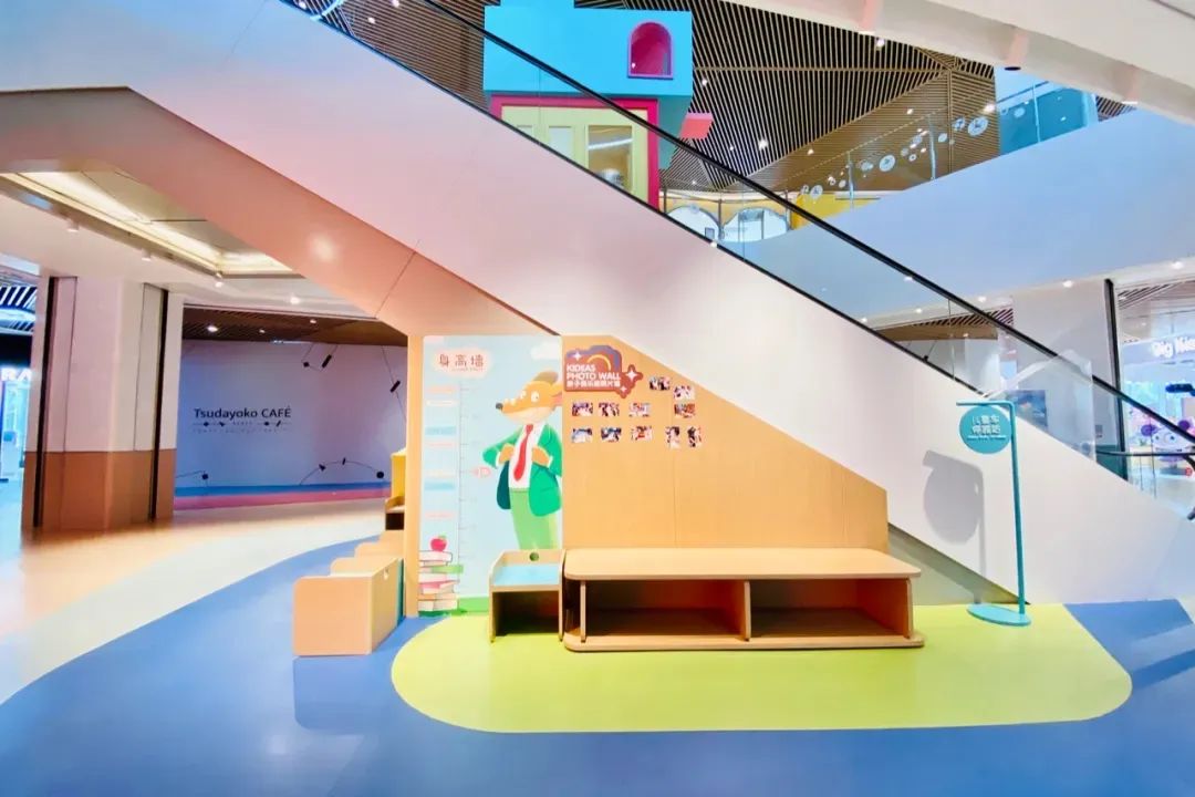 购物中心电梯两边手扶梯陈列 (购物中心顶楼业态规划)