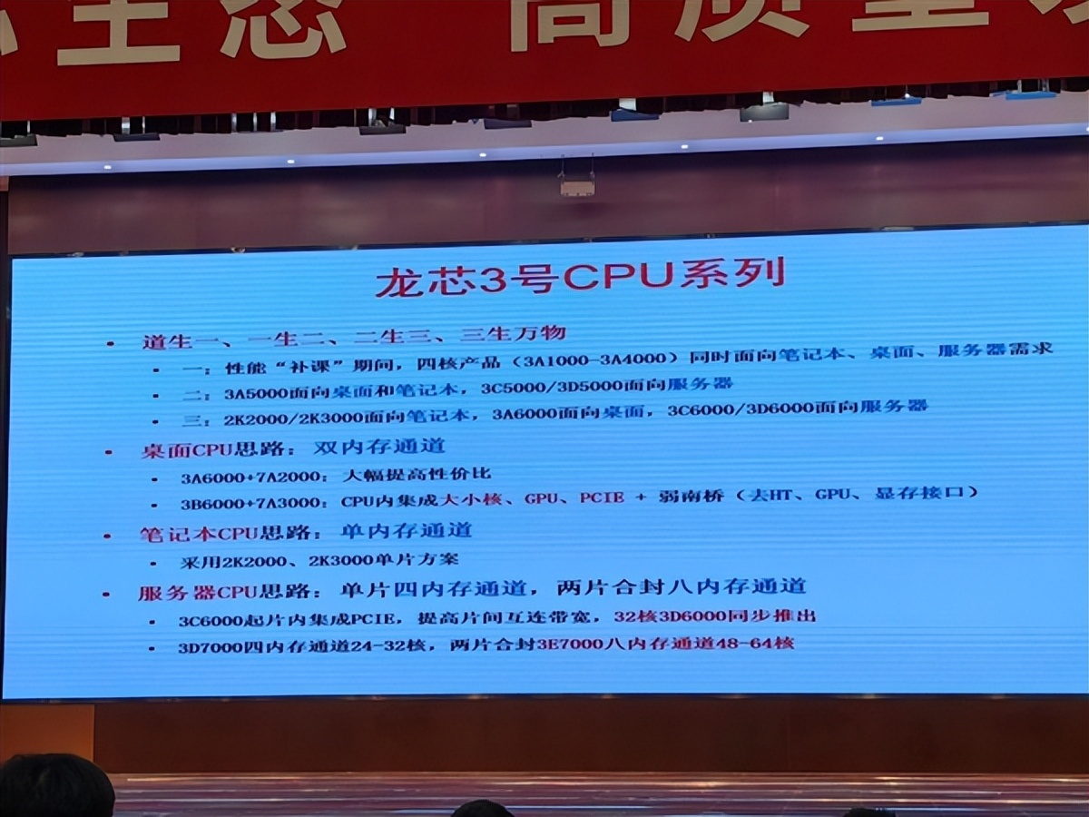 真国产自主！龙芯CPU的布局与未来：引入大小核冲向64核心128线程