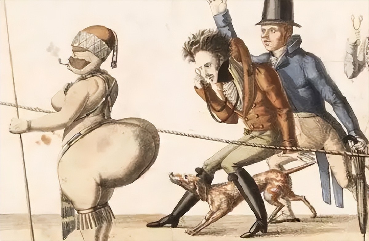 非洲女孩巴特曼因有巨臀，一生被赤身裸体展览，死后还被做成标本